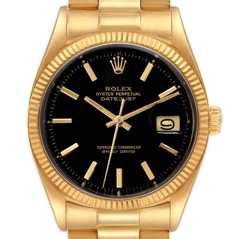 rolex datejust mens gold